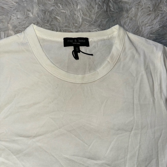 Rag & Bone Woman’s Ivory Half Sleeve Top - NWOT XS - Picture 3 of 3